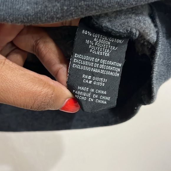 Nickelodeon Avatar  Last Airbender Black Acid Wash Hoodie Long Sleeve sz Small - Picture 6 of 8